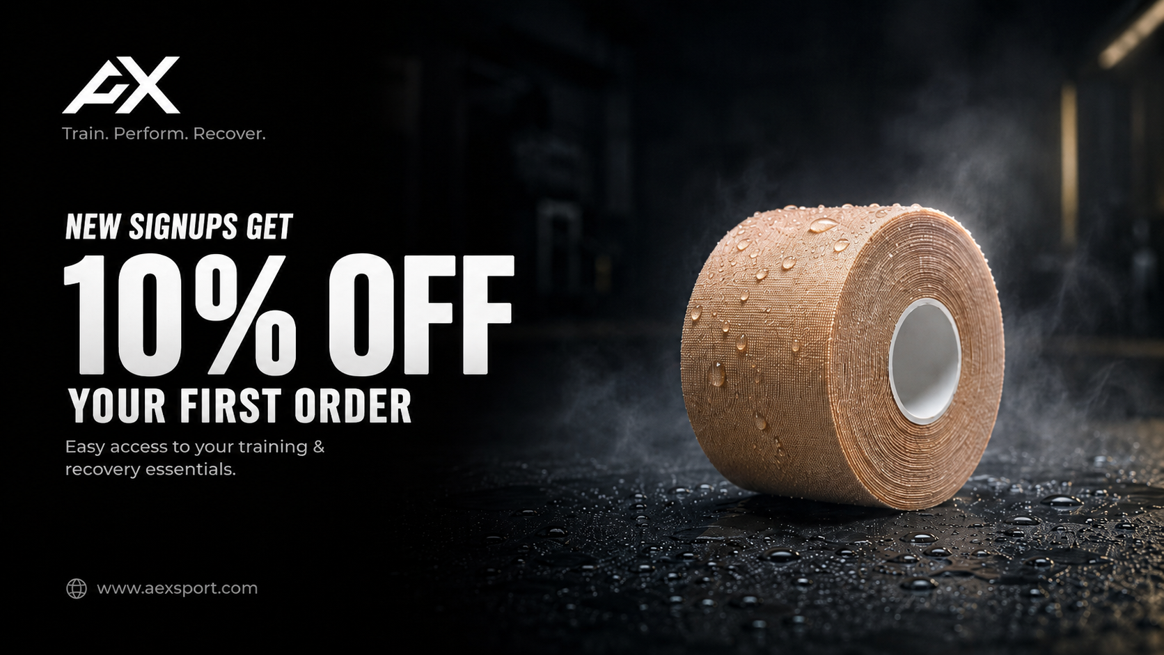 New AEX signups get 10% off your first order